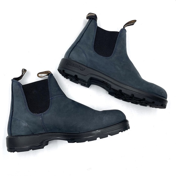Blundstone Men's Boots in Navy and Black - Picture 5 of 8